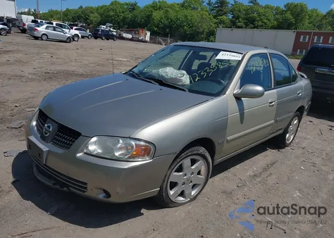 2006 Nissan Sentra 1.8S из США, поврежденный, VIN 3N1CB51D56L628074